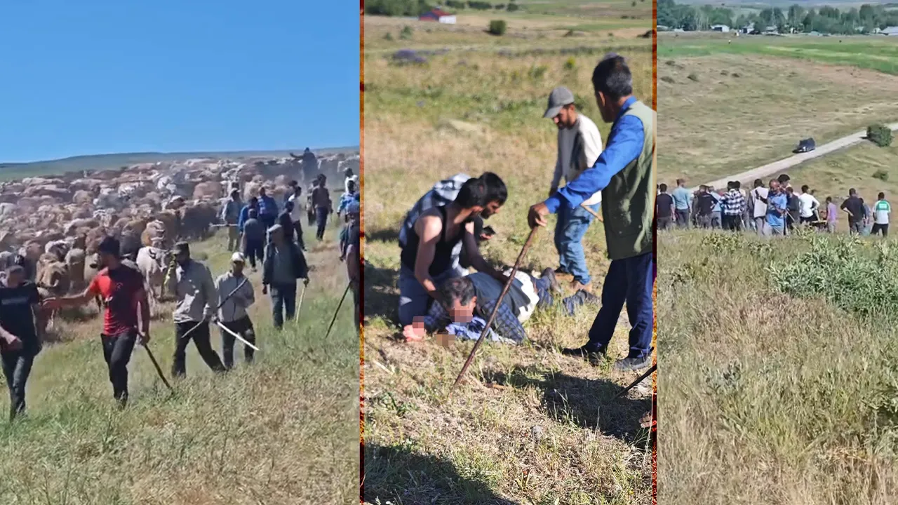 Dehşet anları kamerada: Muş'ta iki köy silahlarla çatıştı! Nedeni yine aynı...