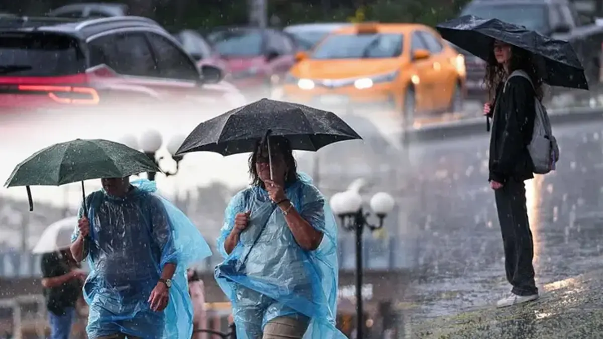 Meteoroloji haritayı güncelledi! Kuvvetli yağış ve fırtına geliyor