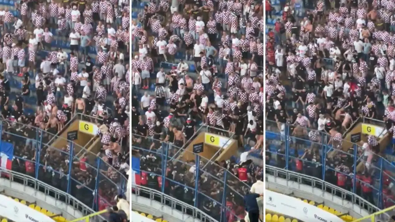 Fenerbahçe maçı öncesi tribünde taşkınlık! Güvenlik güçleri müdahale etti...