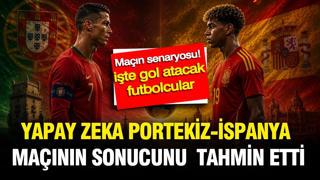 Yapay zeka Portekiz-İspanya maçının sonucunu ve senaryosunu tahmin etti