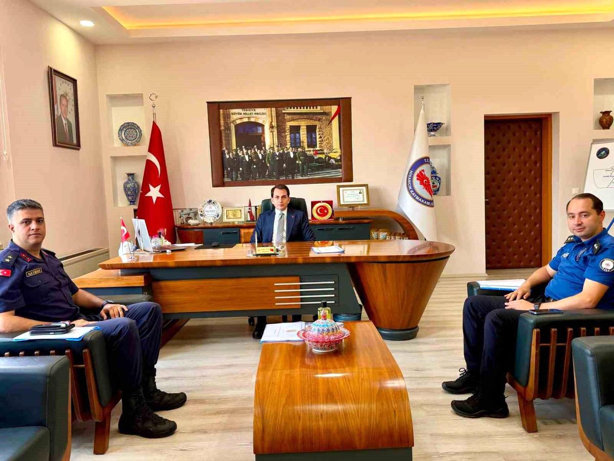 Hisarcık'ta asayiş toplantısı düzenlendi
