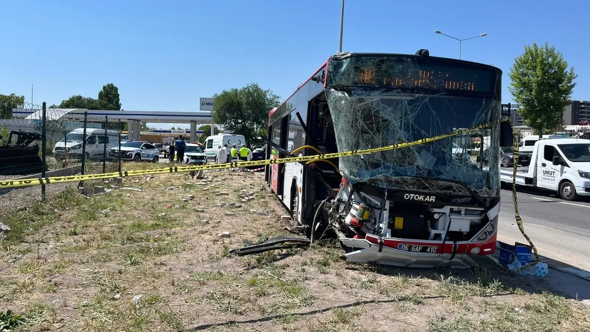 Ankara'da EGO otobüsü kazasına neden olduğu iddia edilen sürücü gözaltına alındı