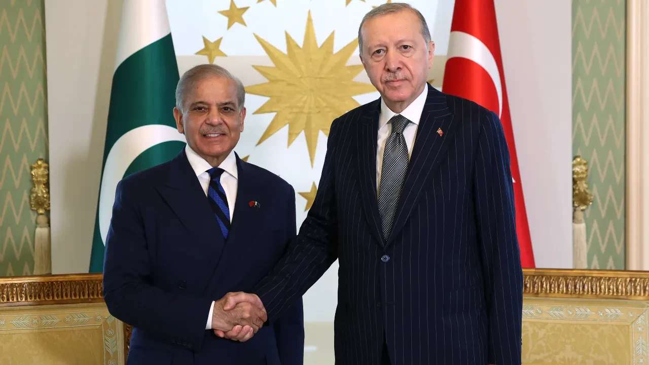Cumhurbaşkanı Erdoğan, Pakistan Başbakanı Şerif'i kabul etti