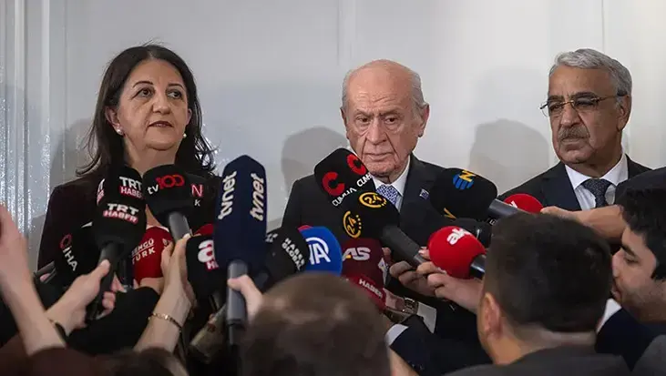 Son dakika... Bahçeli ile DEM Parti Heyeti görüşmesi başladı
