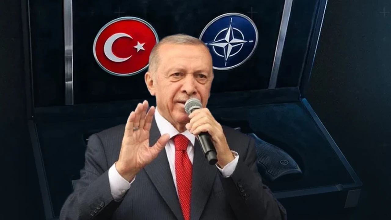 NATO Zirvesi'nin en çok konuşulan hediyesi! Revolverin ilk fotoğrafı paylaşıldı
