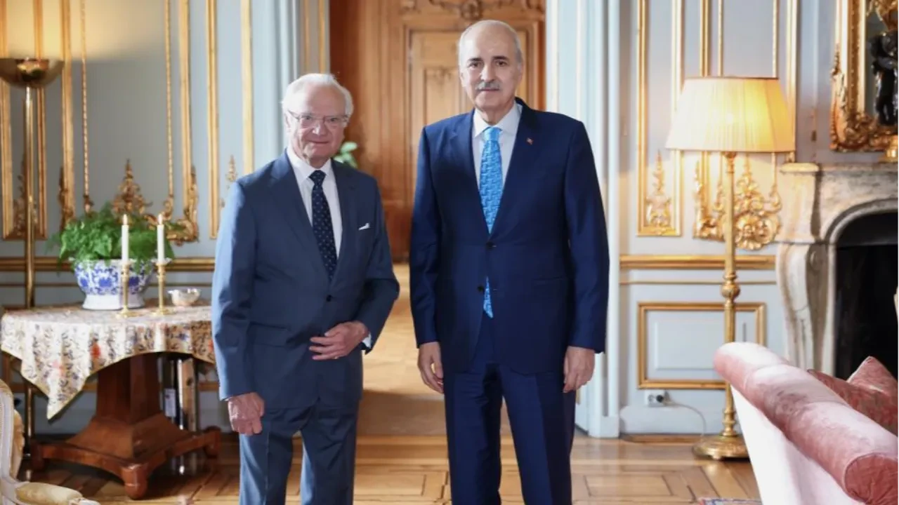 TBMM Başkanı Kurtulmuş, İsveç Kralı Carl XVI. Gustaf tarafından kabul edildi