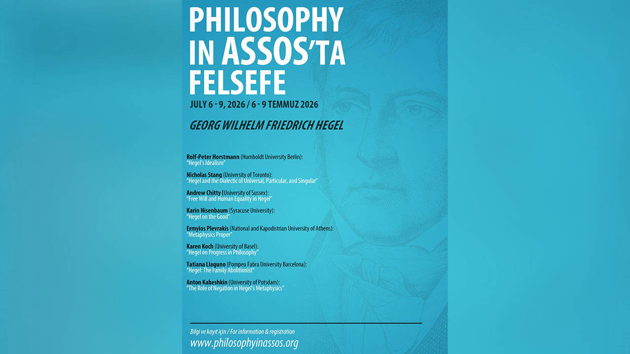 Asos'ta Felsefe'nin bu seneki teması "Hegel"