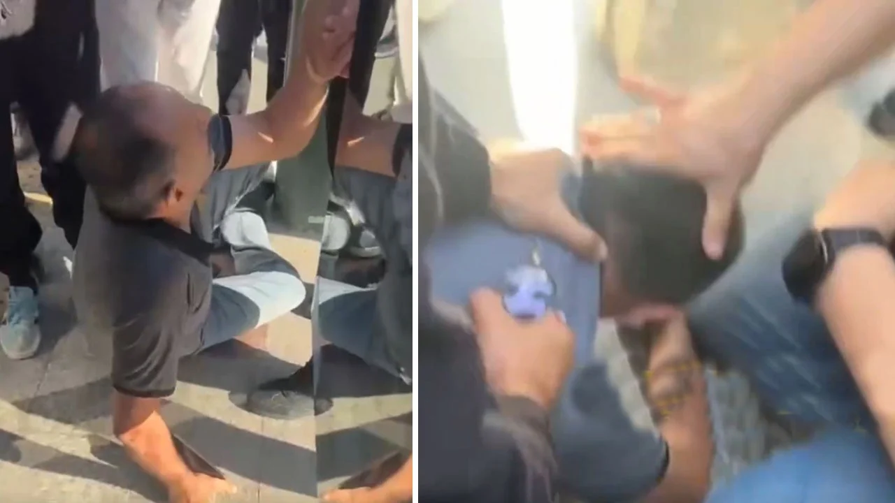 İstanbul'da tramvayda mide bulandıran olay: Dövüp polise teslim ettiler!