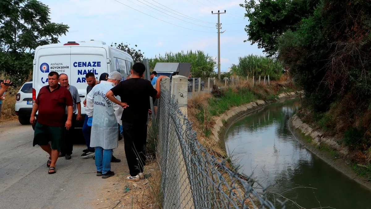 Antalya'da korkunç olay! Sulama kanalına düşen yaşlı kadın hayatını kaybetti
