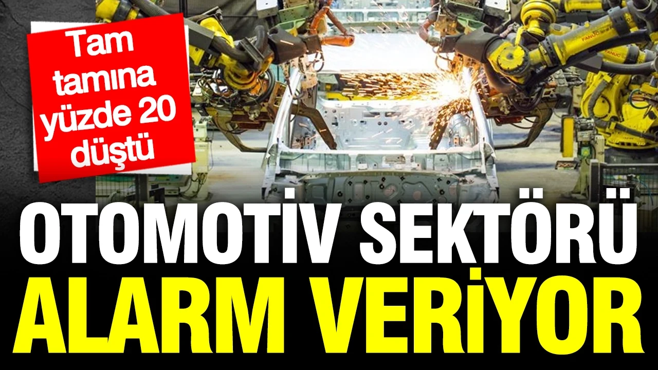 Otomotiv sektörü alarm veriyor: Tam tamına yüzde 20 düştü