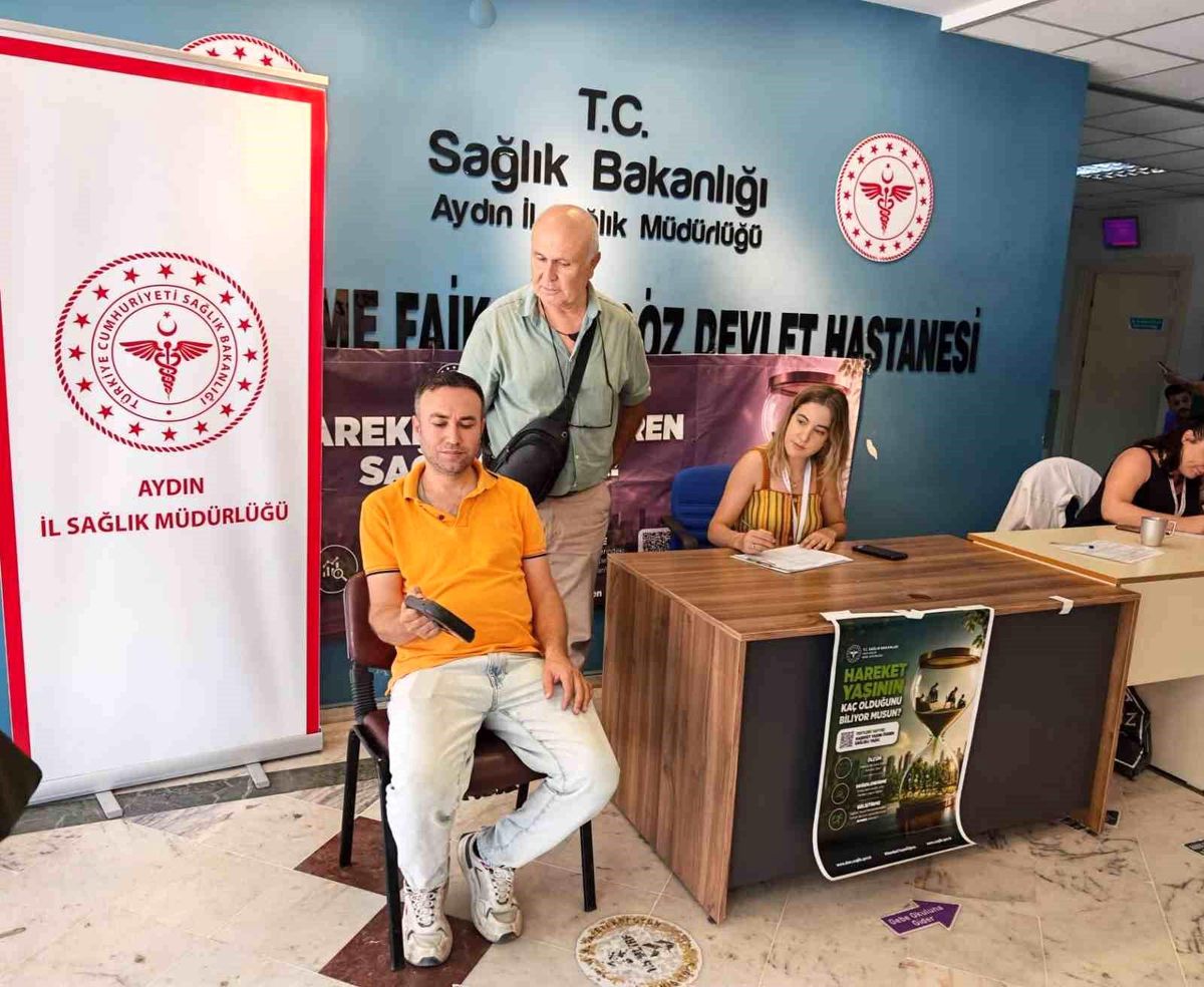 Söke'de vatandaşların hareket yaşı ölçüldü