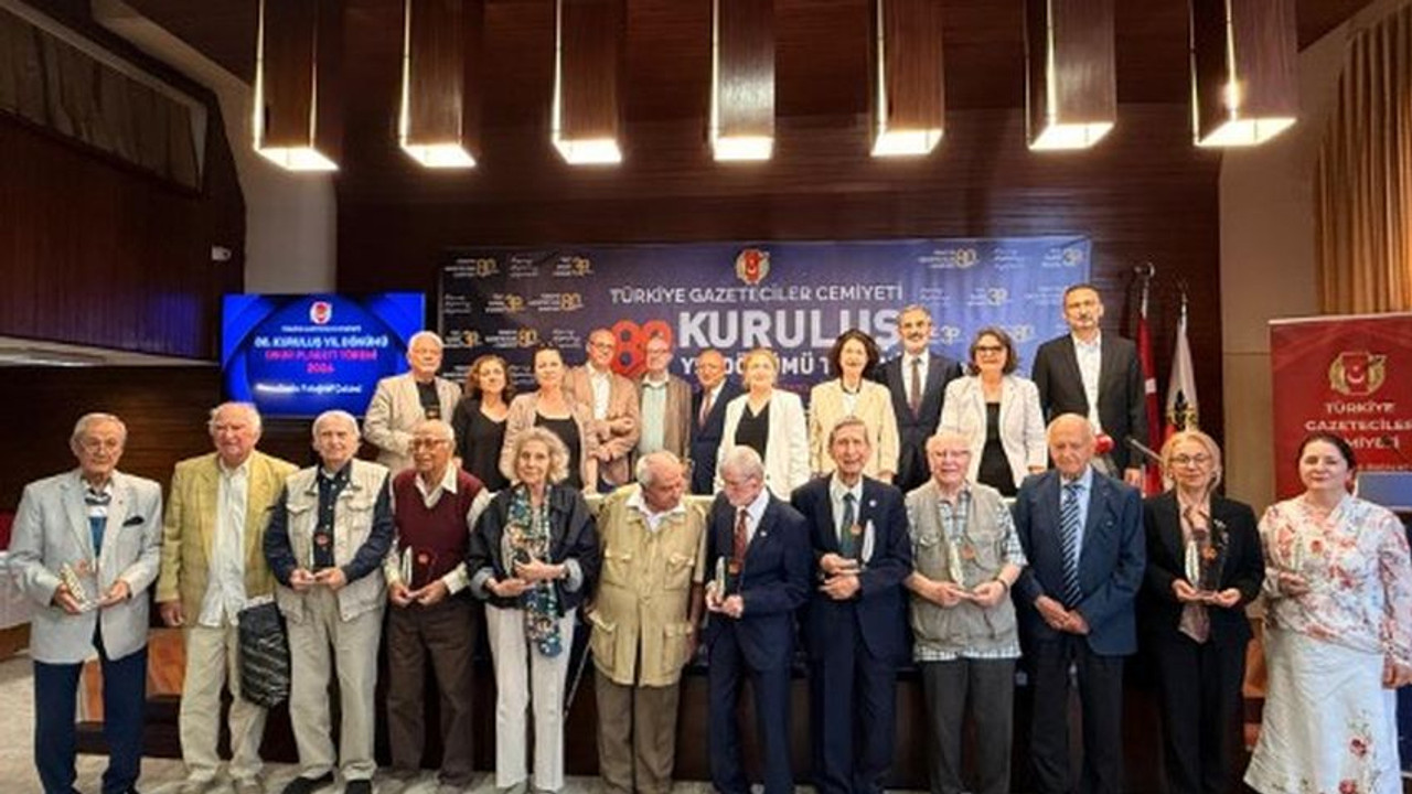 Türkiye Gazeteciler Cemiyeti 80. kuruluş yılını kutladı
