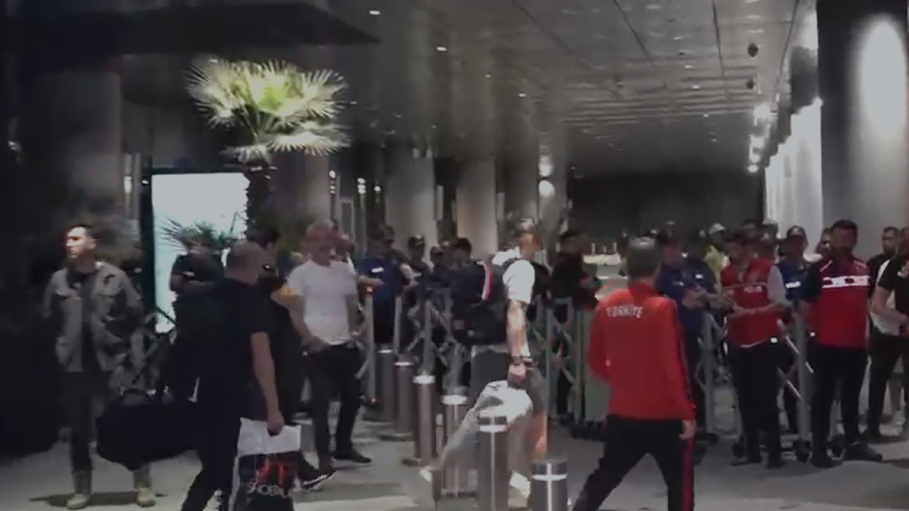 A Milli Futbol Takımı, yurda döndü