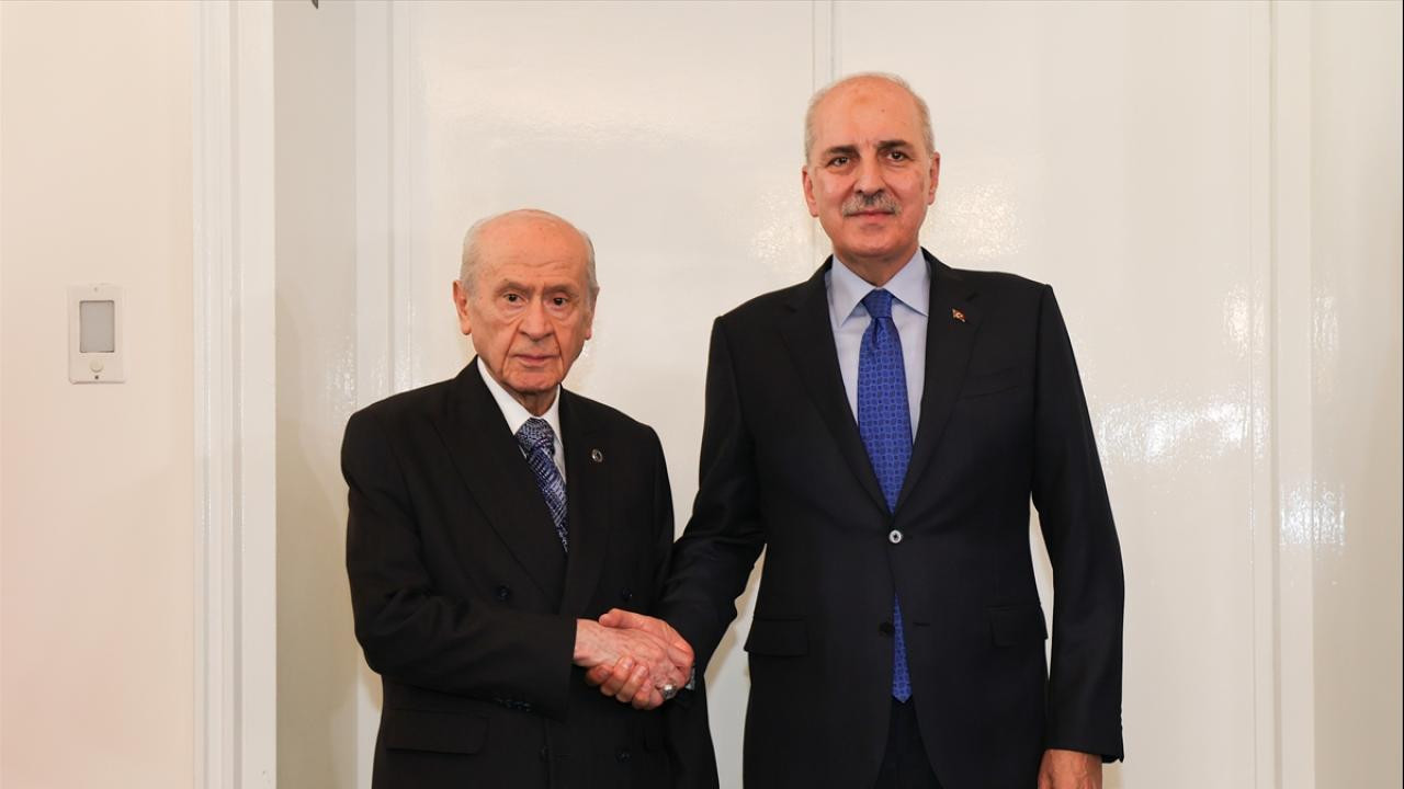 TBMM Başkanı Kurtulmuş, MHP Lideri Bahçeli’yi ziyaret etti