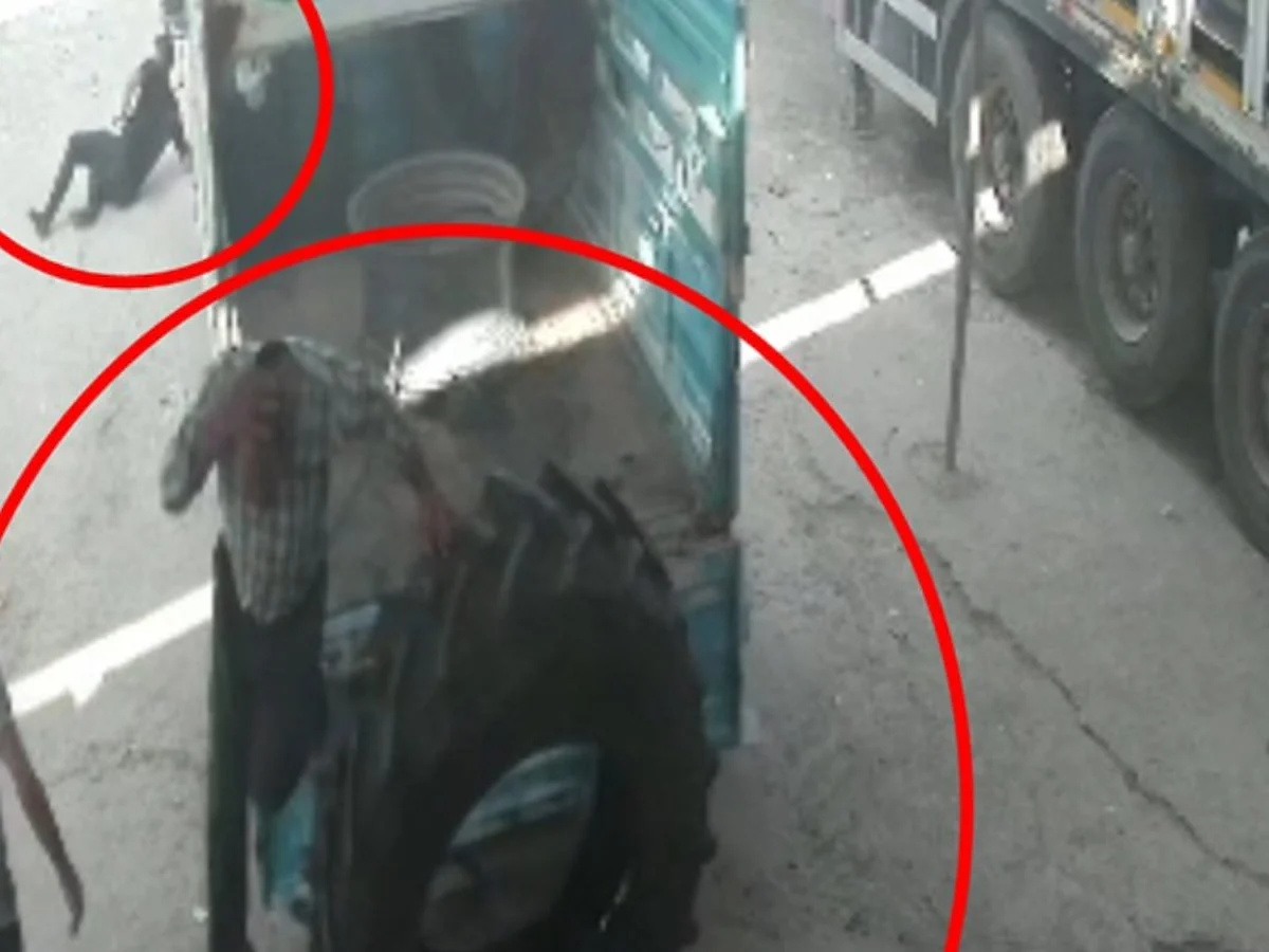 Siirt'te hava basılan traktör lastiği patladı: 2 yaralı