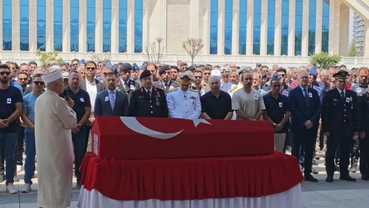 Ankara'da helikopter kazası! Hayatını kaybeden pilota veda