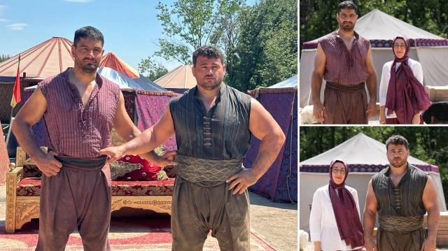 Fetihler Sultanı’nda sürpriz sahne: Güreşin iki efsanesi karşı karşıya geldi