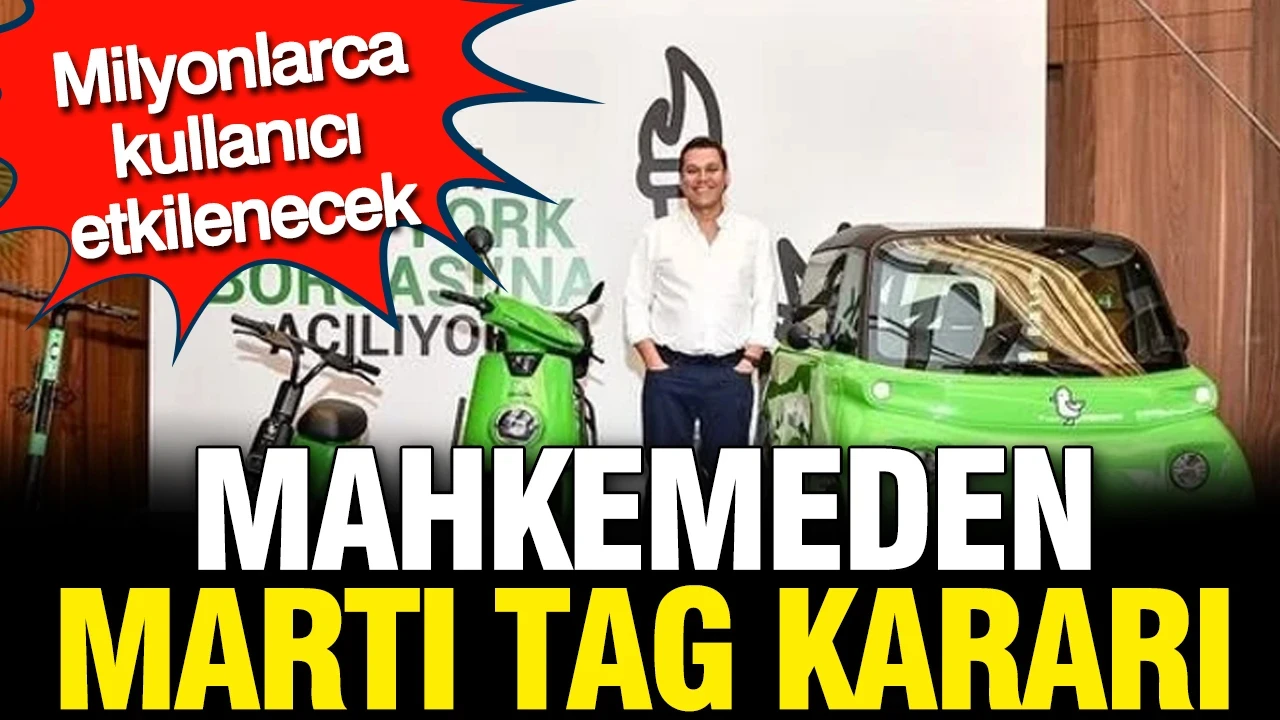 Martı TAG'a erişim engeli: Taksiciler davasında karar çıktı
