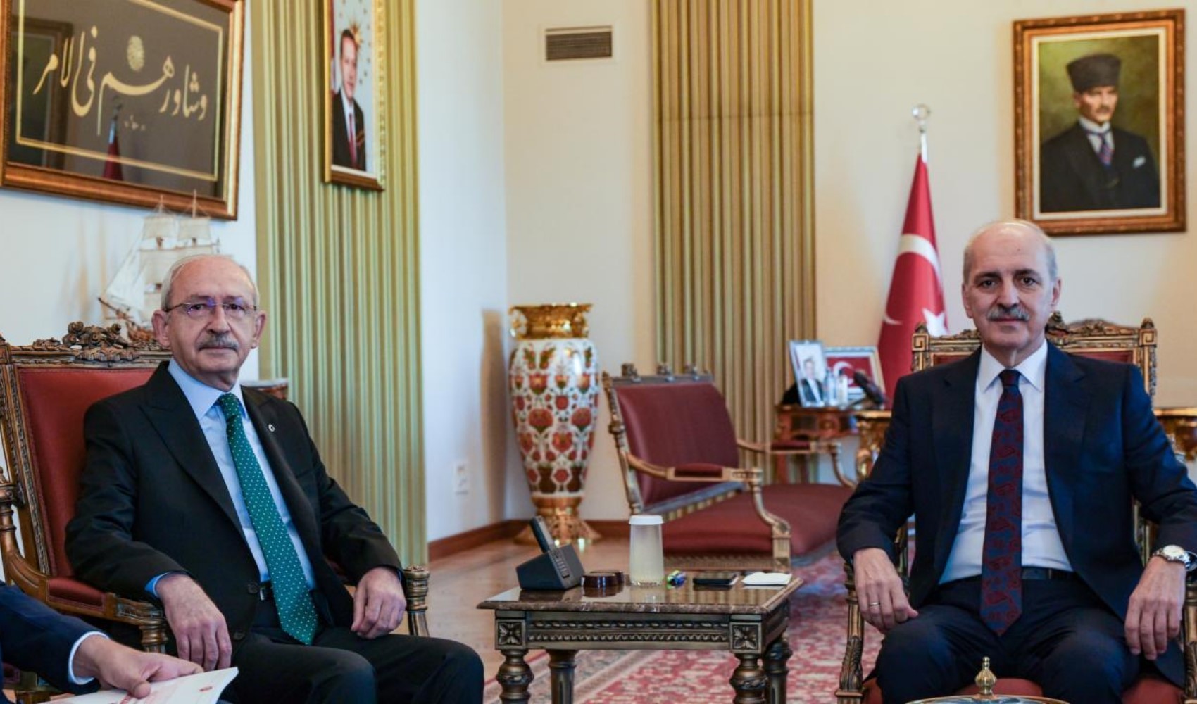 Kurtulmuş ile Kılıçdaroğlu yarın çerçeve yasa hazırlığını görüşecek