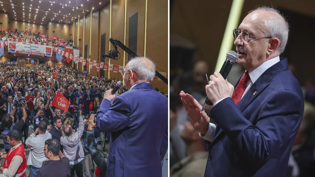 'Paralı figüranlarla' dolu salonda konuşan Kılıçdaroğlu: 'Parayla satın alınmayacak adamların CHP'de olması lazım'