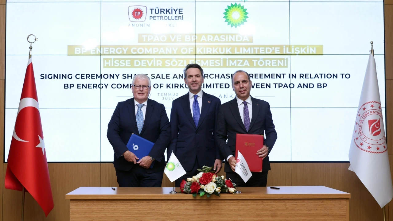 TPAO, BP'nin Kerkük merkezli şirketinin yüzde 15 hissesini satın aldı