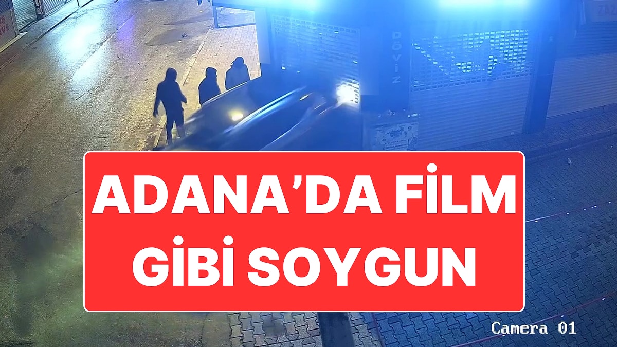 Adana’da Film Sahnelerini Aratmayan Soygun: 16 Bin Dolar Çaldılar