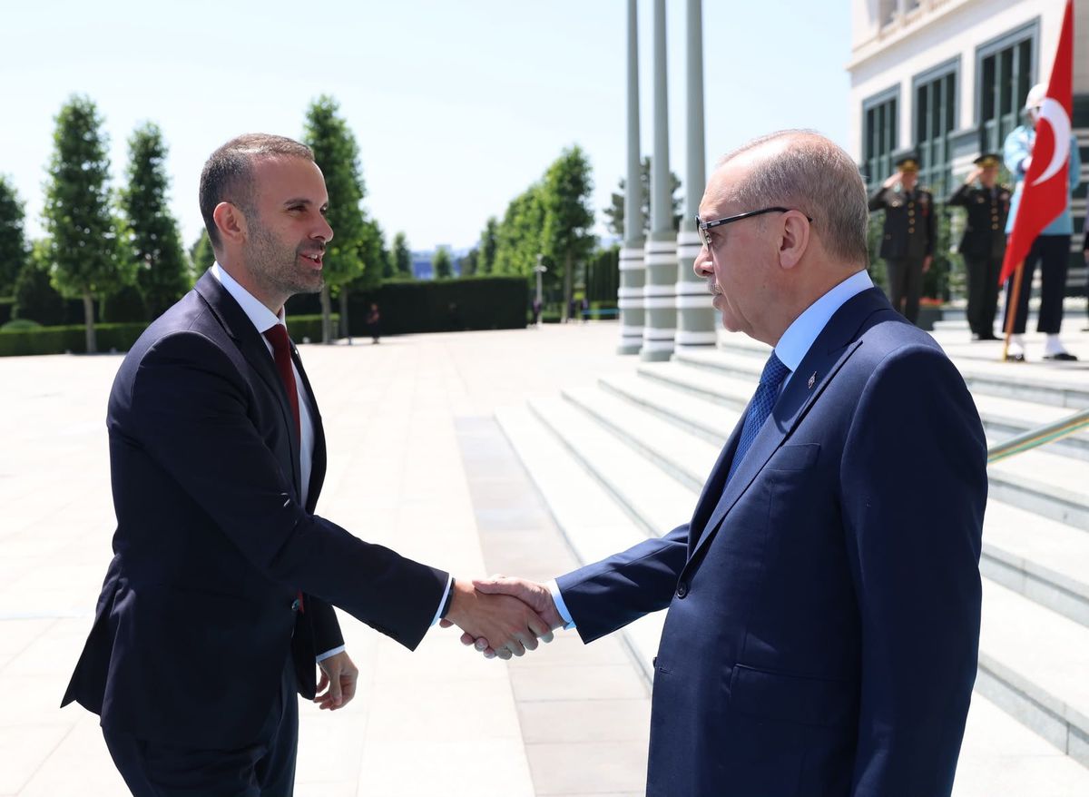 Cumhurbaşkanı Erdoğan, Karadağ Başbakanı Spajic'i kabul etti