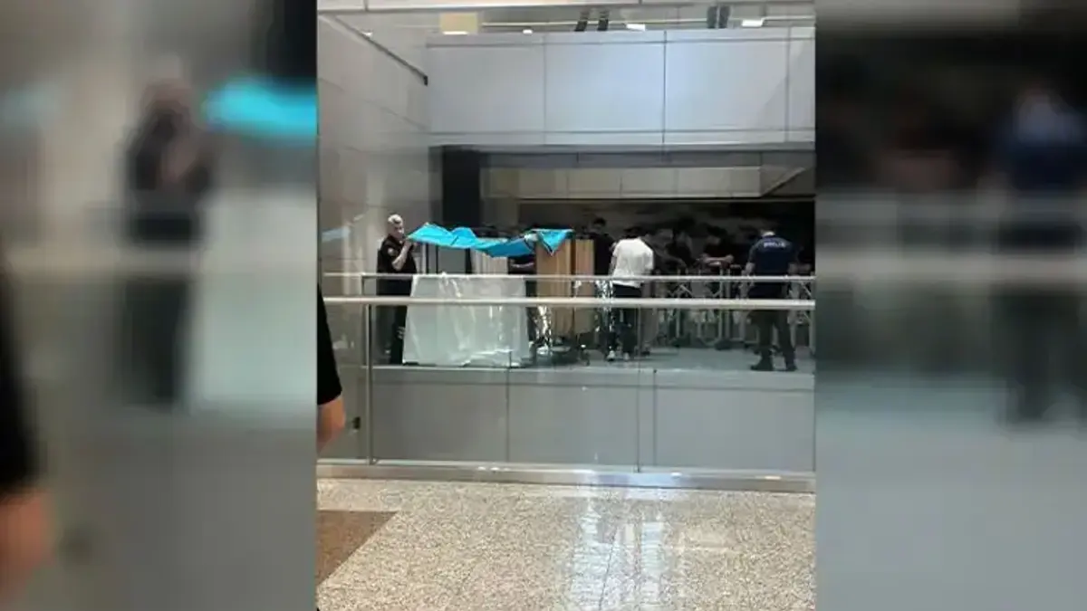 Hakimliğe sevk edilen zanlı 6'ncı kattan atlayarak intihar etti