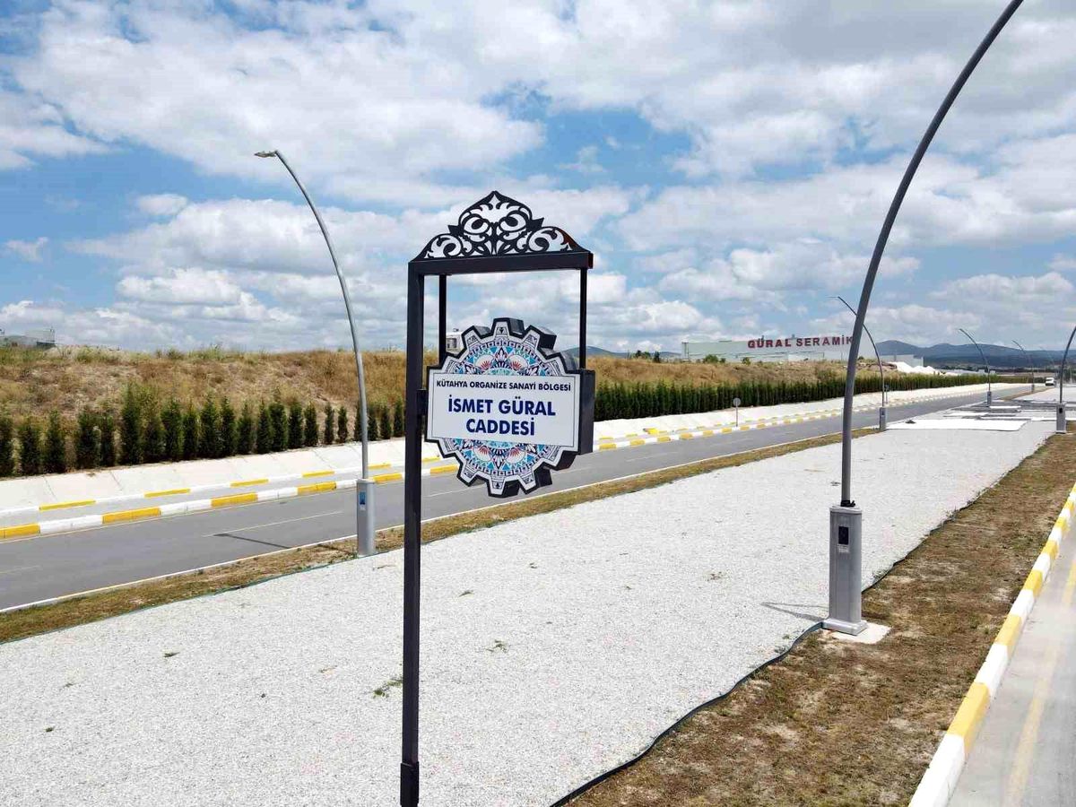 Kütahya OSB'de iki caddeye sanayicilerin isimleri verildi
