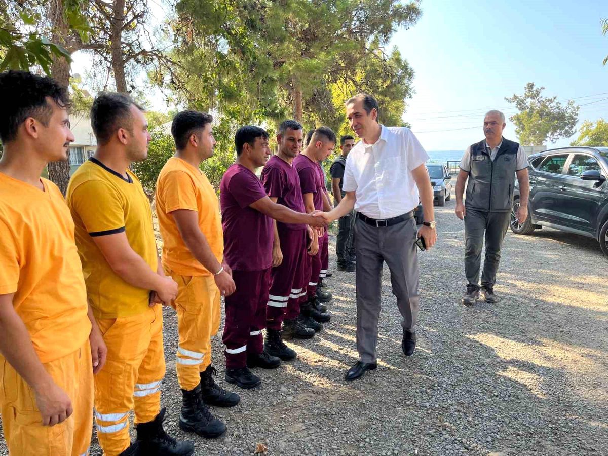 Kaymakam Topsakaloğlu, ilk müdahale ekibinde incelemelerde bulundu