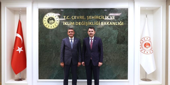 Bakan Kurum, Haymana ve Gölbaşı belediye başkanlarını kabul etti