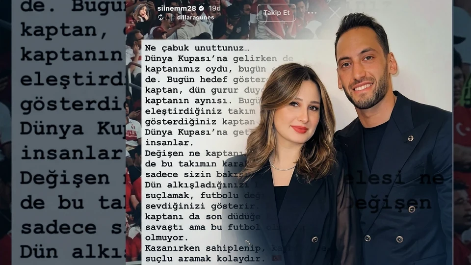 Sinem Çalhanoğlu'dan tepkilere yanıt geldi: Sosyal medya hesabından paylaşım yaptı