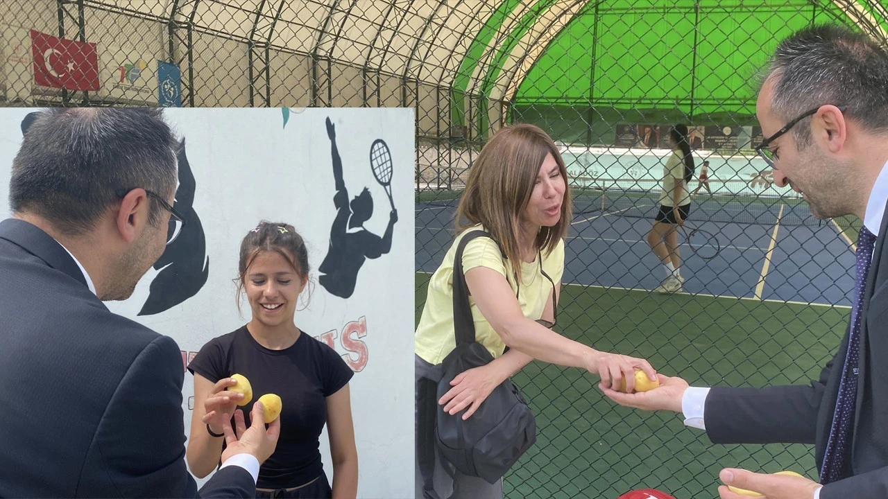 Tenis turnuvası kayısıyla tatlandı: 171 sporcu Iğdır misafir edildi