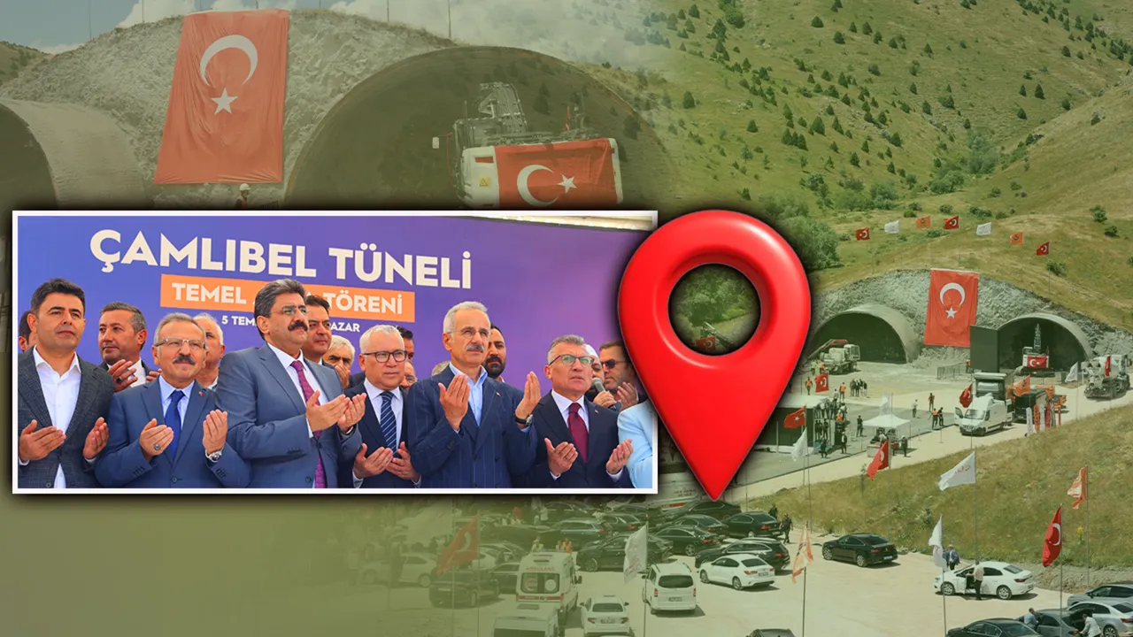 İki il arası mesafe 5 dakikaya düşecek! Sivas-Tokat arasındaki Çamlıbel Tüneli’nin temeli atıldı