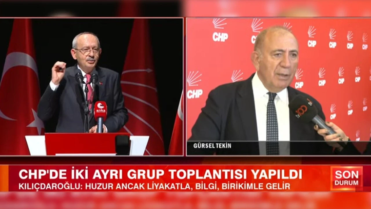 CHP'de ikili kürsü krizi sonrası Gürsel Tekin'den tv100'de dikkat çeken değerlendirmeler: "Yarınki MYK'dan çeşitli kararlar çıkabilir"