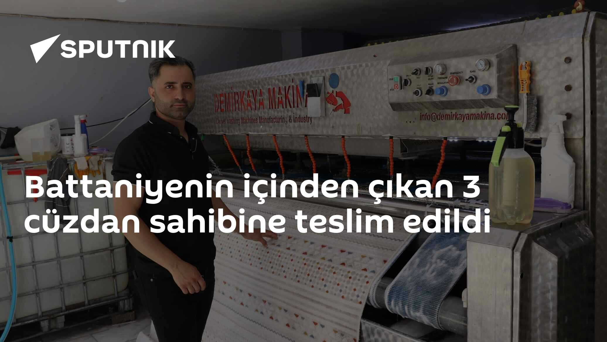 Battaniyenin içinden çıkan 3 cüzdan sahibine teslim edildi