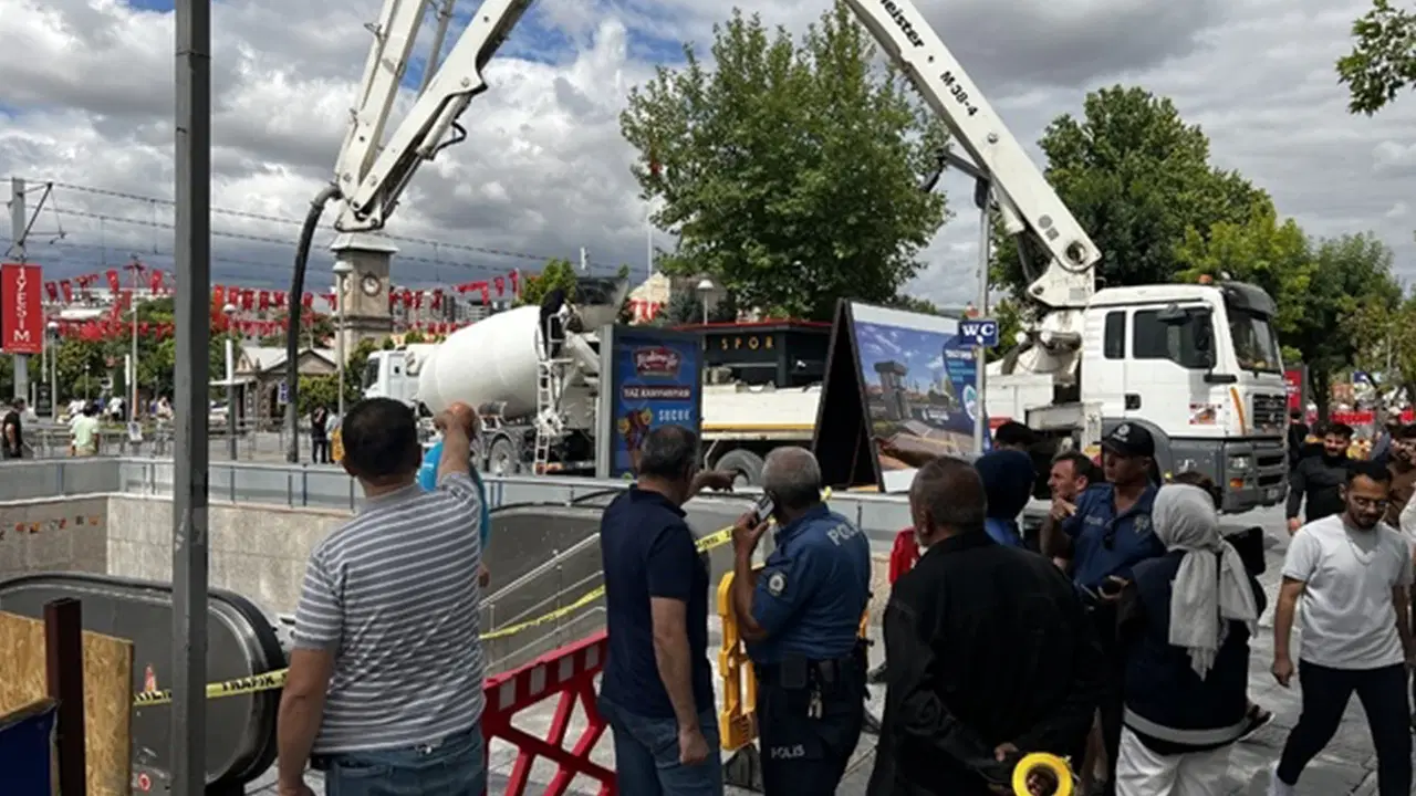 Kayseri’de beton mikserinin pompası patladı: 1 yaralı