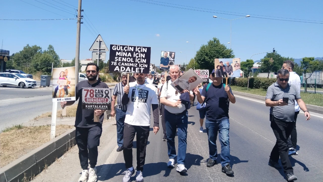 Bolu'dan Ankara'ya "78 Can İçin Adalet Yürüyüşü"
