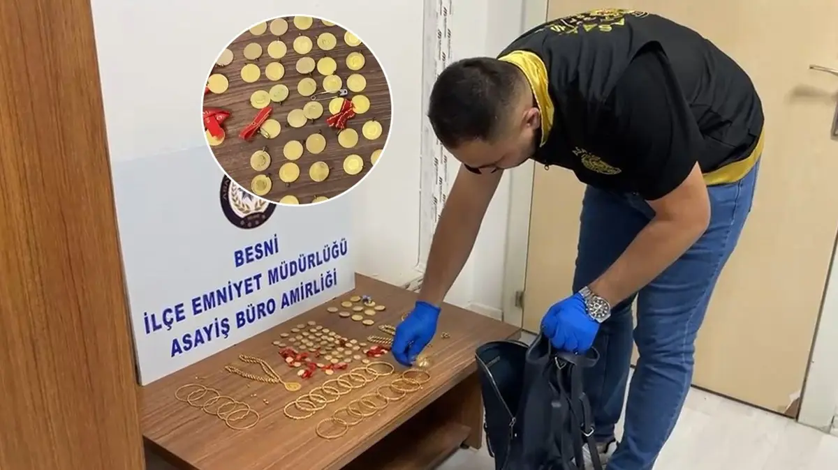 Kapının önünde altın dolu çanta buldu... Besni'de insanlık dersi