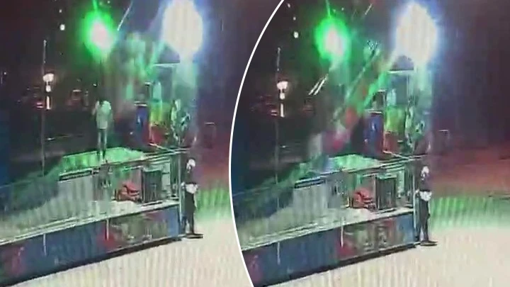 Amasya'da lunaparktaki feci kaza kamerada! 20 yaşındaki genç, hayatını kaybetmişti