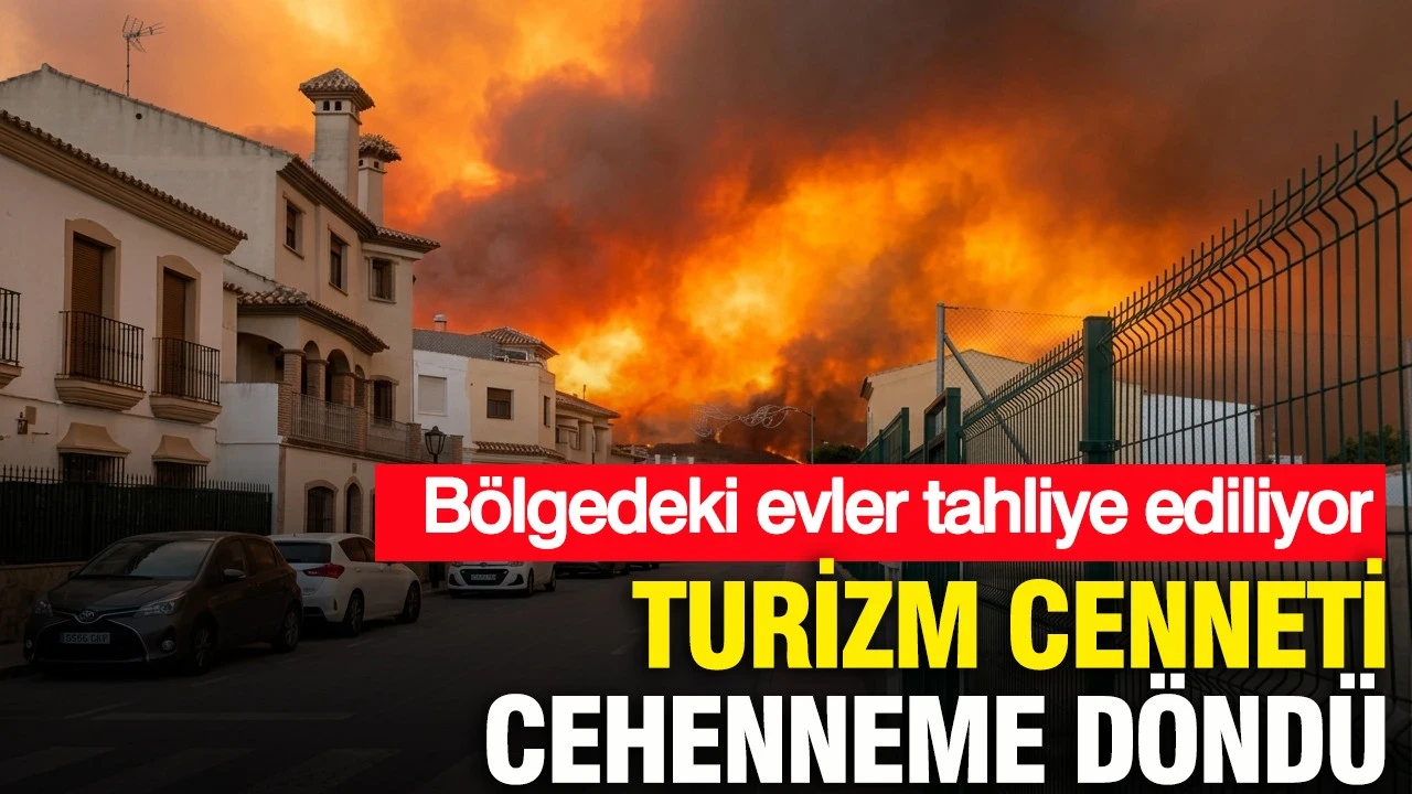 Turizm cenneti cehenneme döndü: İspanya’da orman yangını: Bölgedeki evler tahliye ediliyor