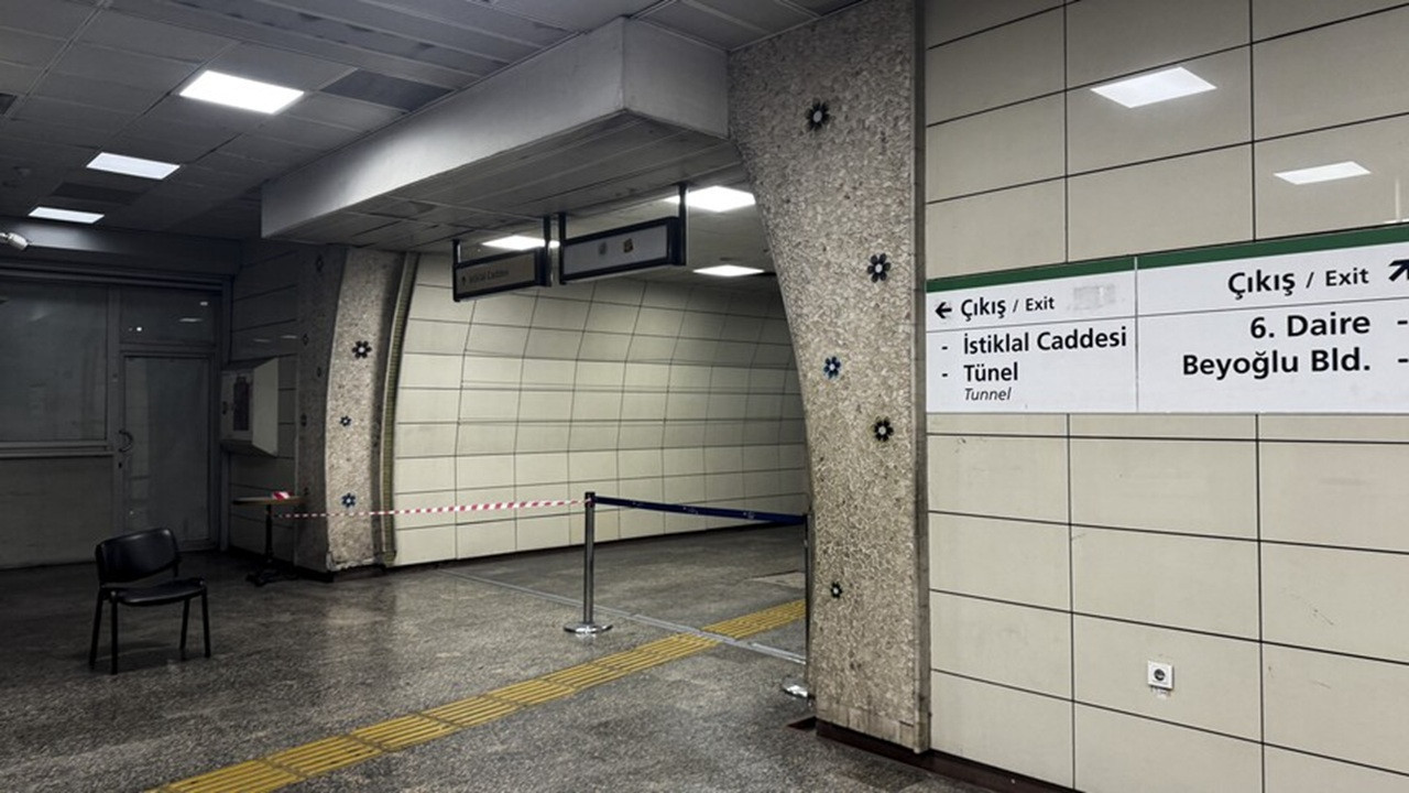 Taksim'de metro ve füniküler hattı kapatılacak