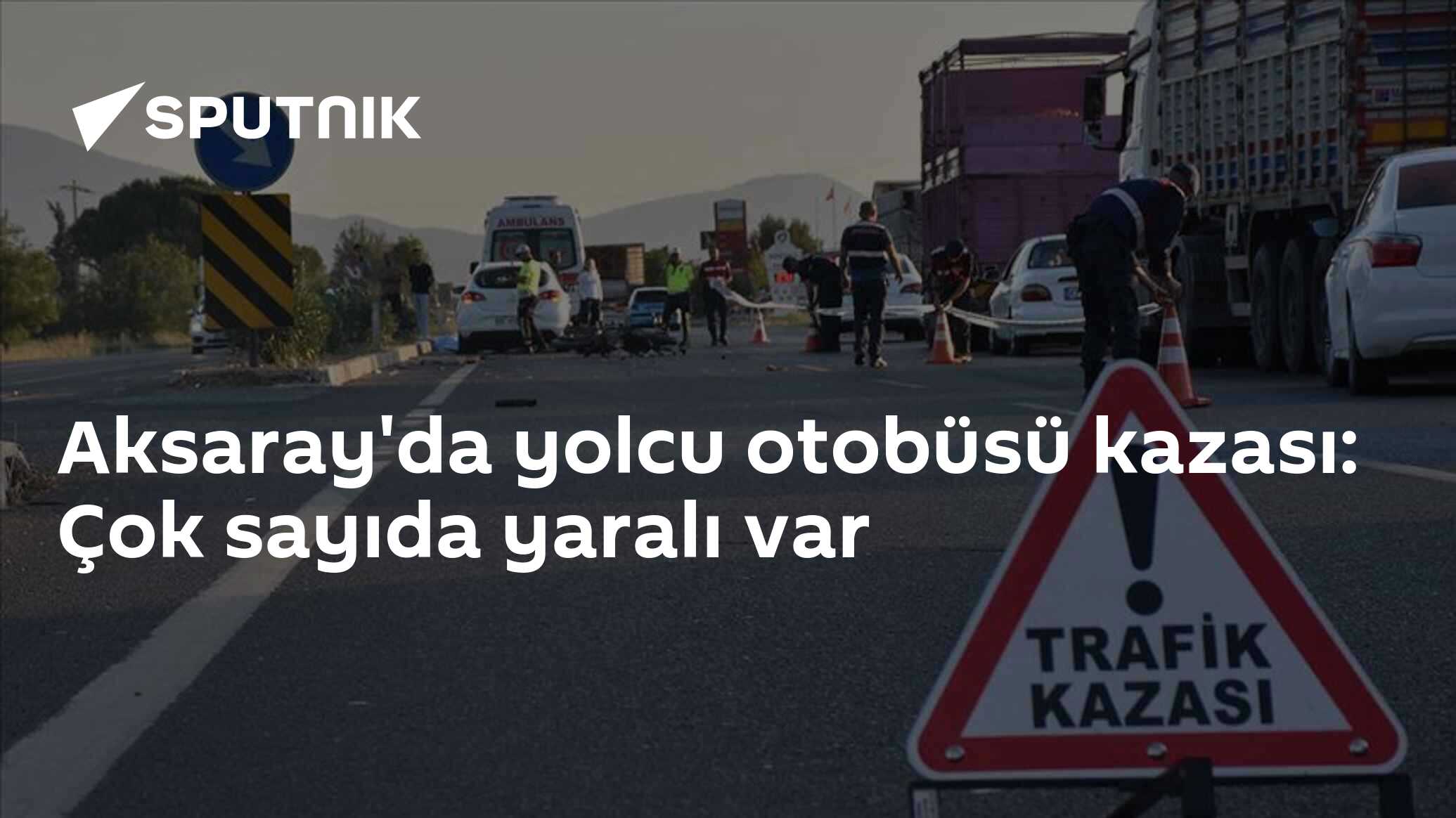 Aksaray'da yolcu otobüsü kazası: Çok sayıda yaralı var