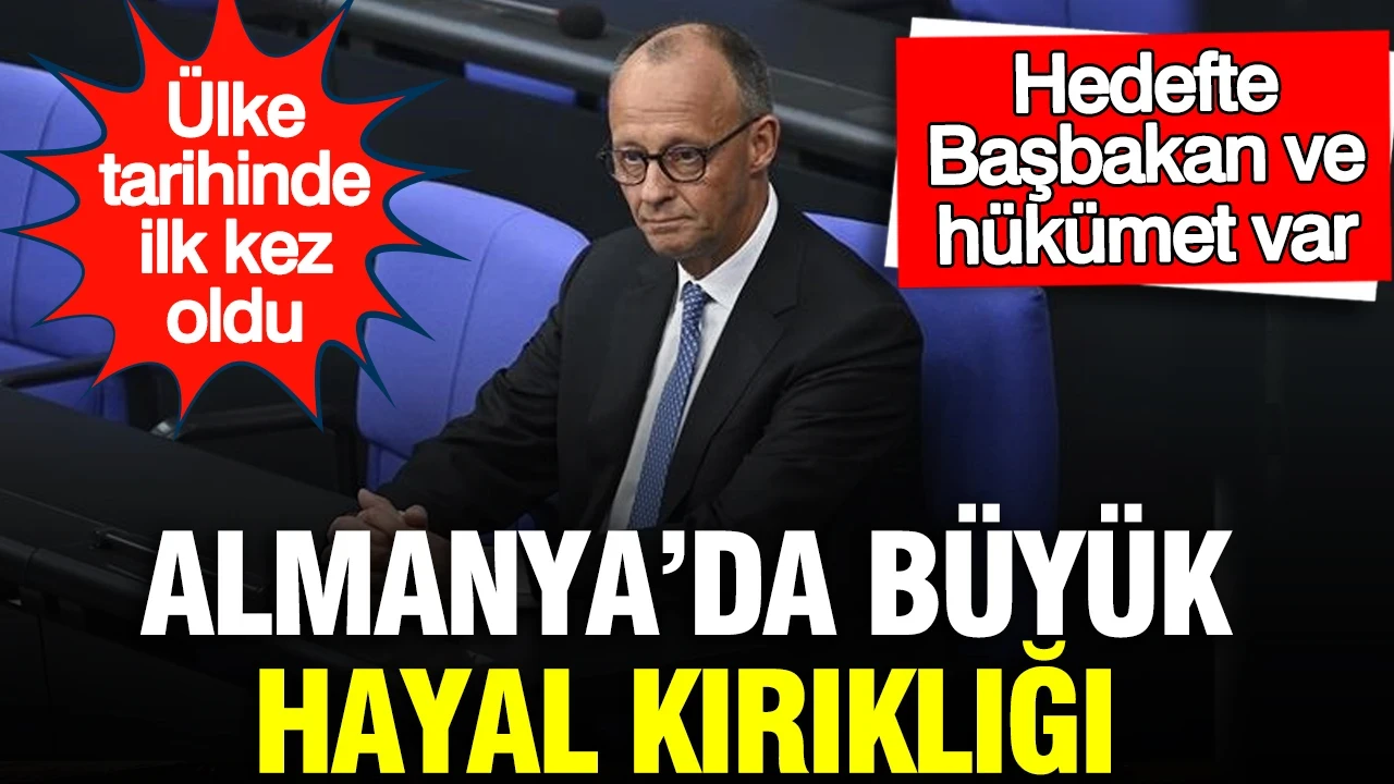 Almanya’da büyük hayal kırıklığı: Ülke tarihinde ilk kez oldu, hedefte Başbakan ve hükümet var