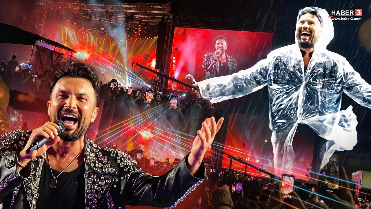 Tarkan Ankara'yı salladı: Koç'un 100. yılında yağmura rağmen muhteşem konser