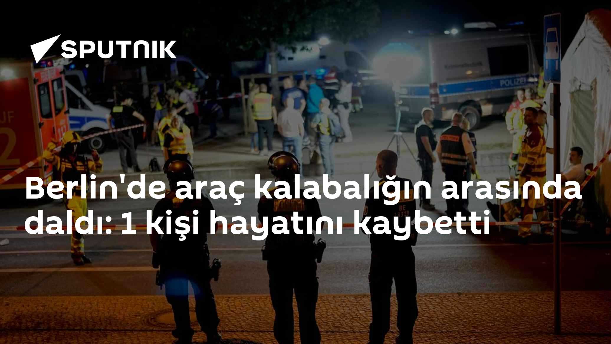 Berlin'de araç kalabalığın arasında daldı: 1 kişi hayatını kaybetti