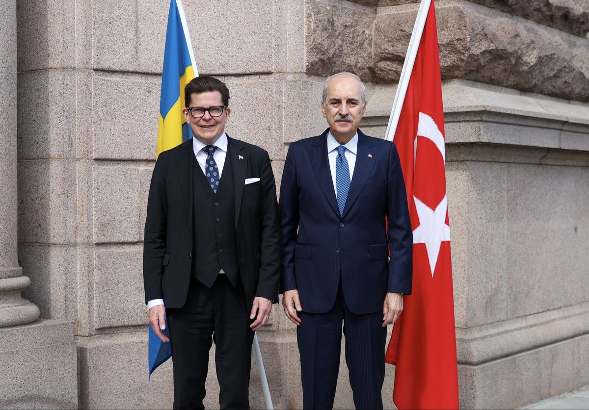 TBMM Başkanı Kurtulmuş, İsveç Parlamentosu Başkanı Norlen ile görüştü