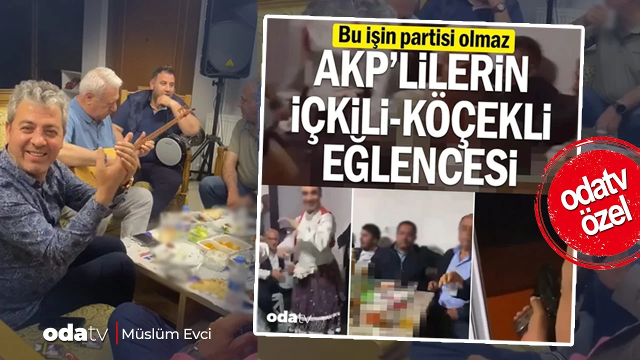 Karabük'ten sonra Elazığ: AKP'li başkandan içkili eğlence