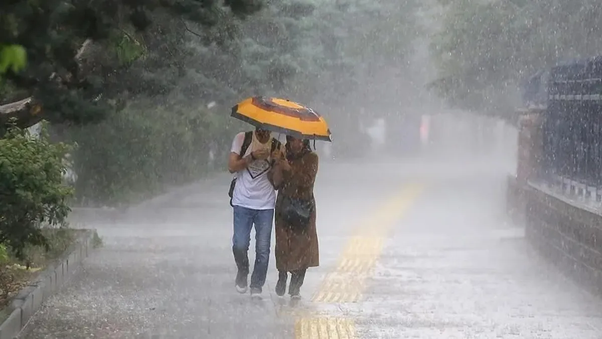 Meteoroloji'den iki il için kuvvetli sağanak uyarısı