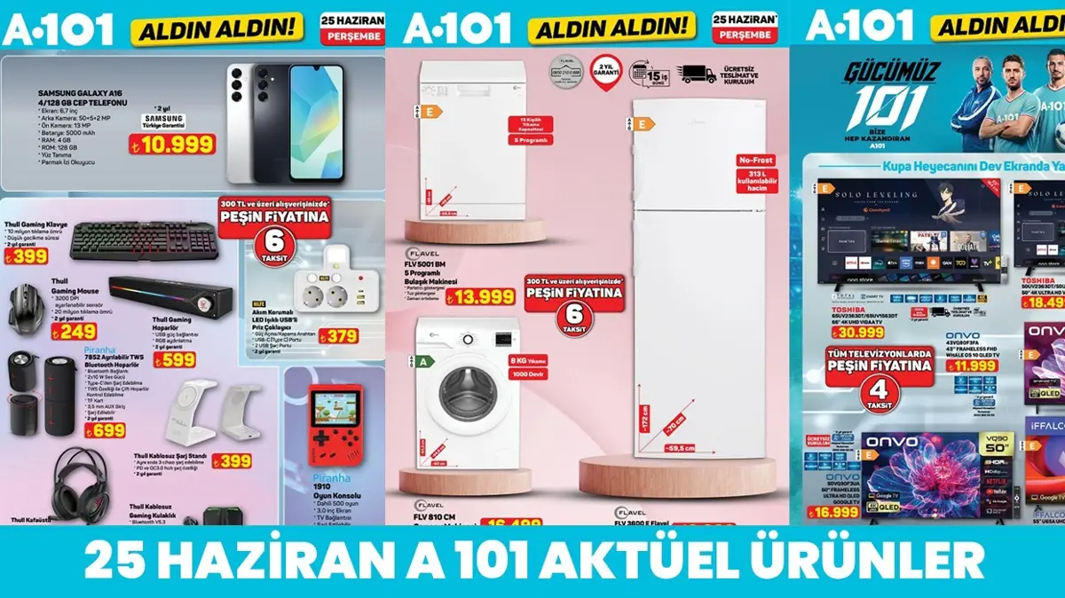 25 Haziran 2026 A101 aktüel kataloğu! Bu Perşembe A101'de neler var"